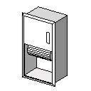 Paper Towel Dispenser - Wall Recessed