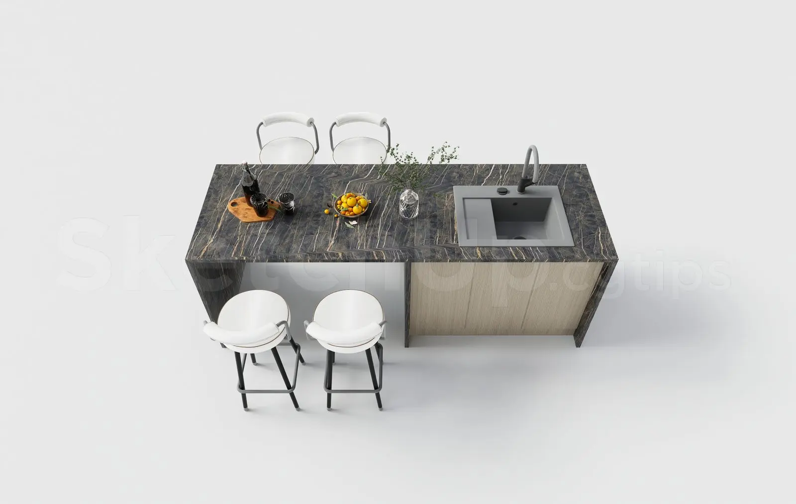 Kitchen Island — preview 1 (cgtips)