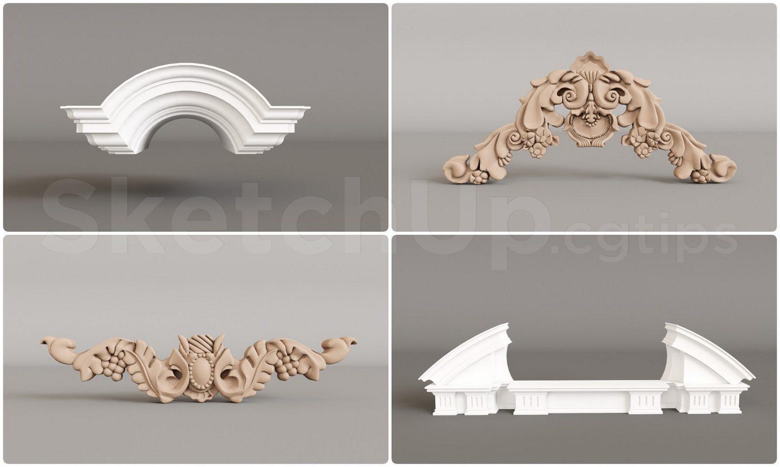 Neoclassical Roof Cap