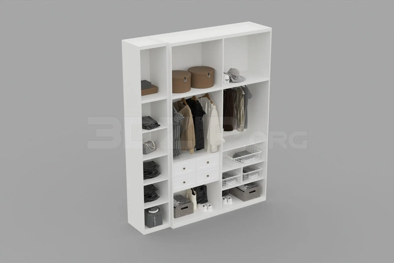Wardrobe — preview 1, by Tuan An (3dzip, CC0)