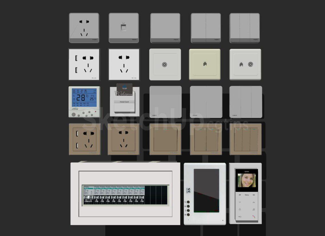 Electrical outlets and switches