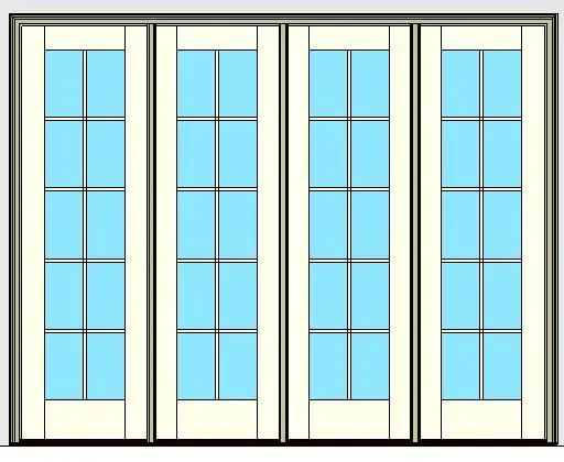 Kolbe Ultra Series Outswing Entrance Door 4-Wide Standard Sill Units