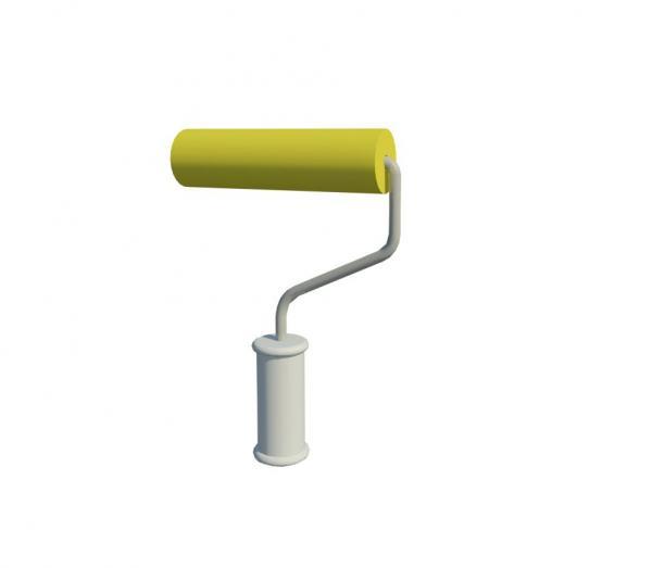 Roller paint brush