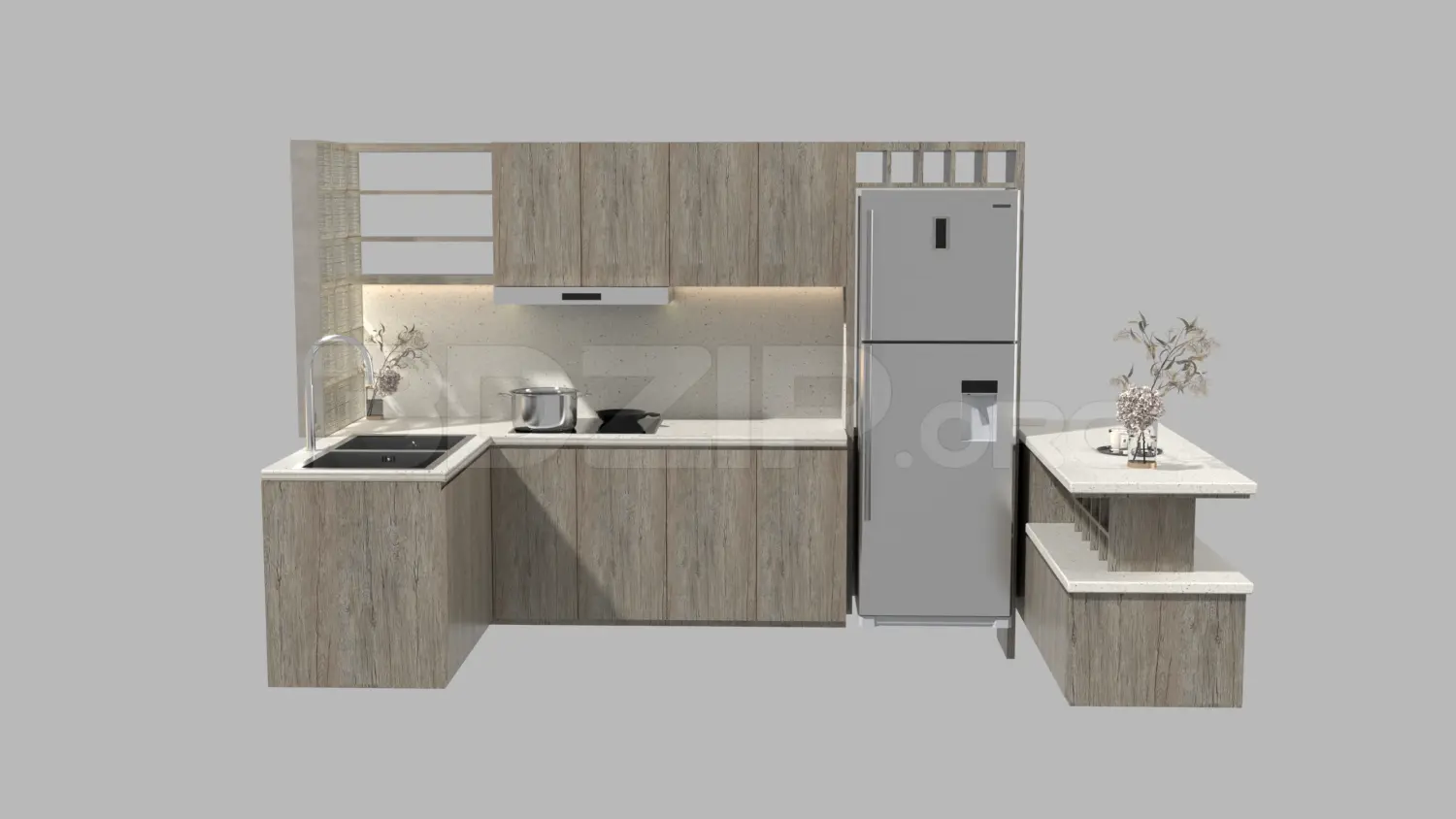 Kitchen — preview 1 (3dzip)