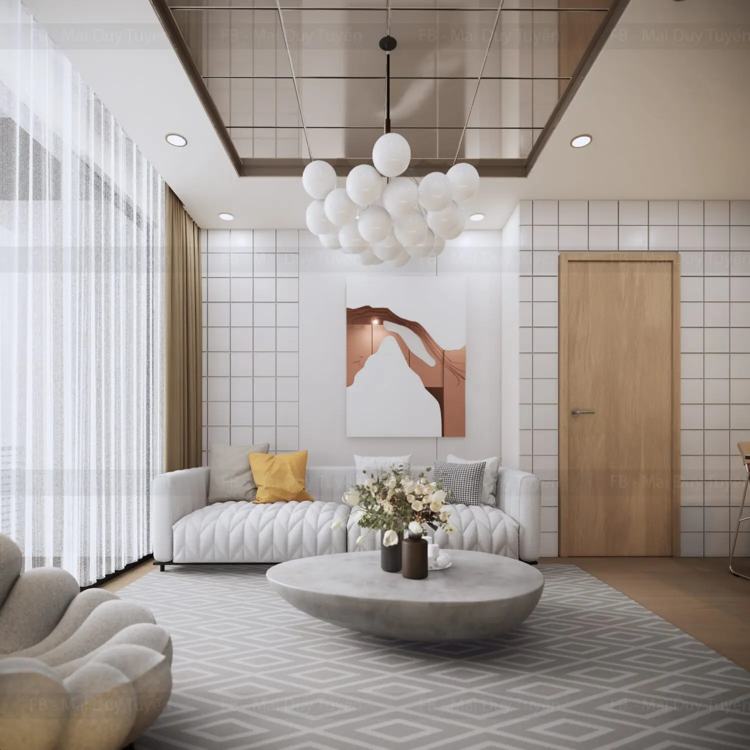 Living Room – Kitchen Interior