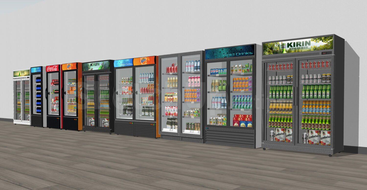 Supermarket Fridge Showcase