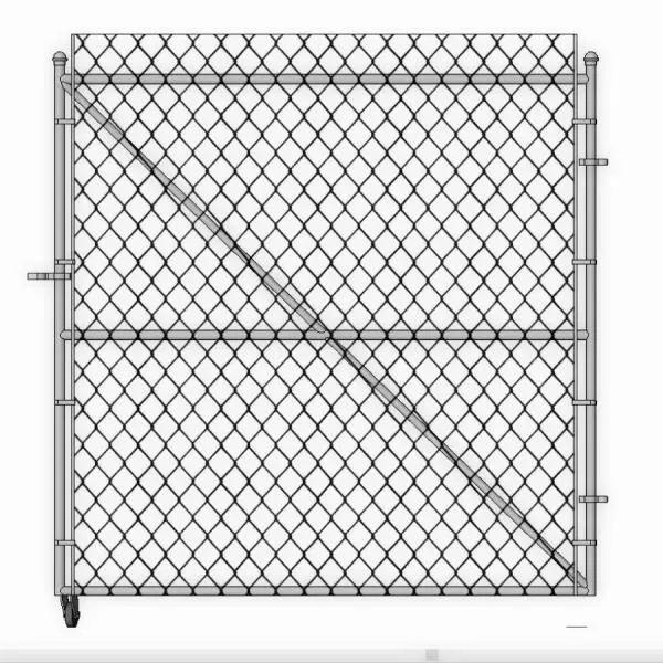 Chan Link Dumpster Gate