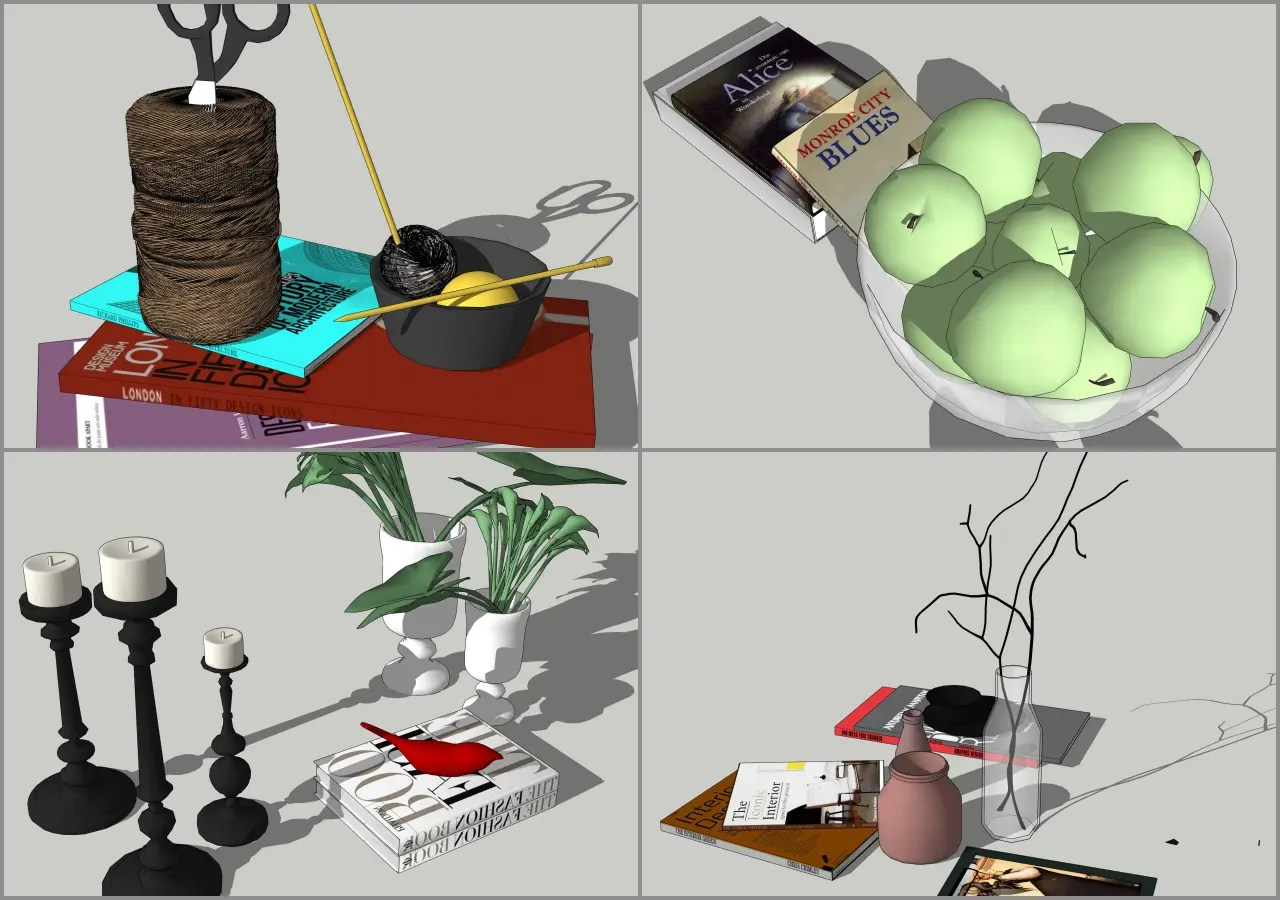 Combo Books on Table