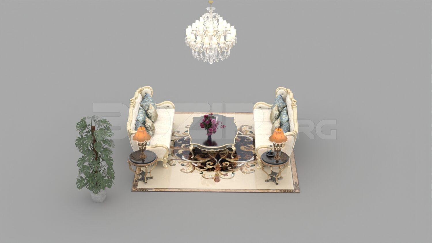 Sofa — preview 1, by Chinh Nguyen (3dzip)