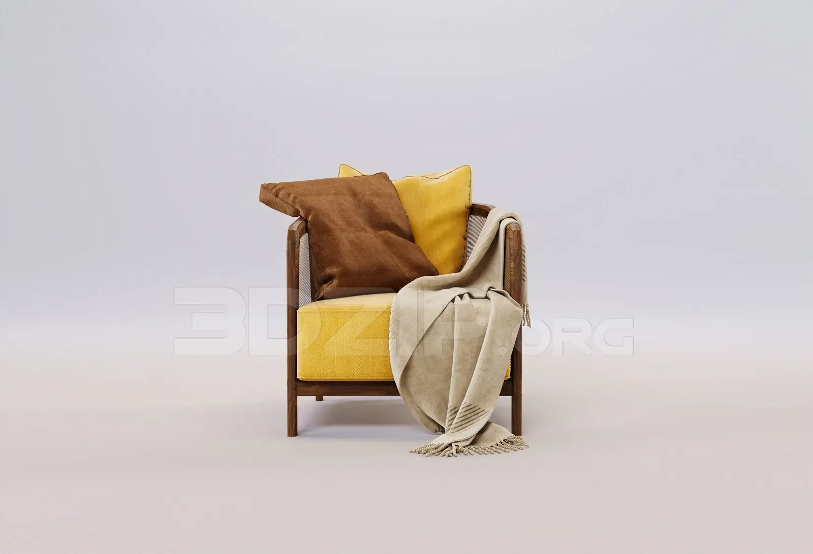 Armchair — preview 1 (3dzip, CC0)