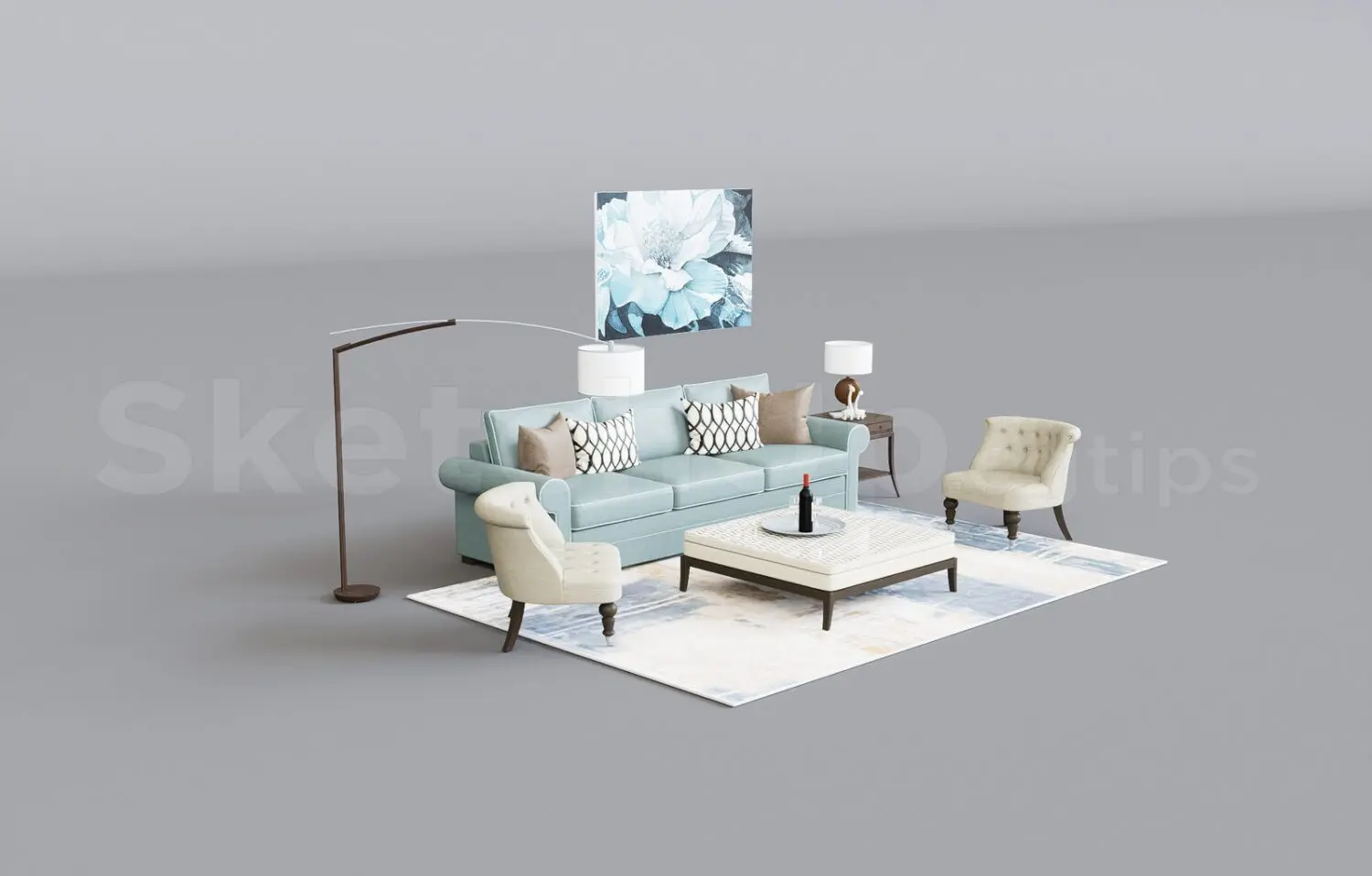 Sofa — preview 1 (cgtips, CC0)