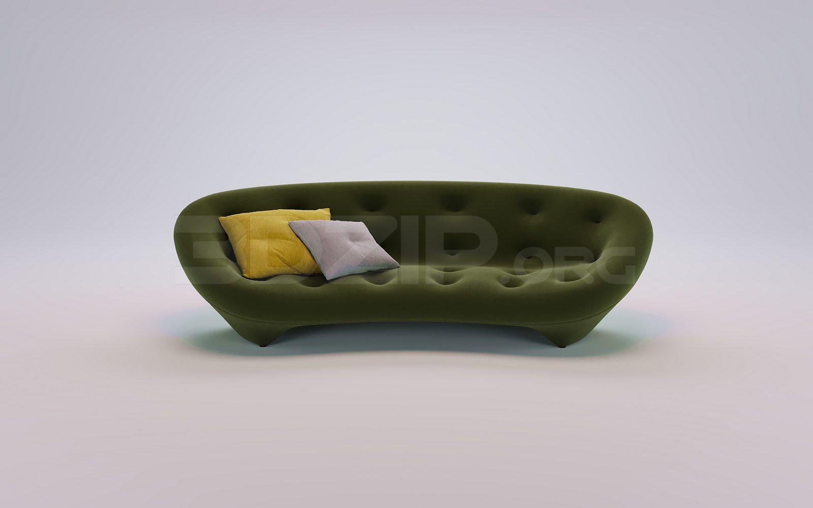 Sofa 3D Model for Interior Projects