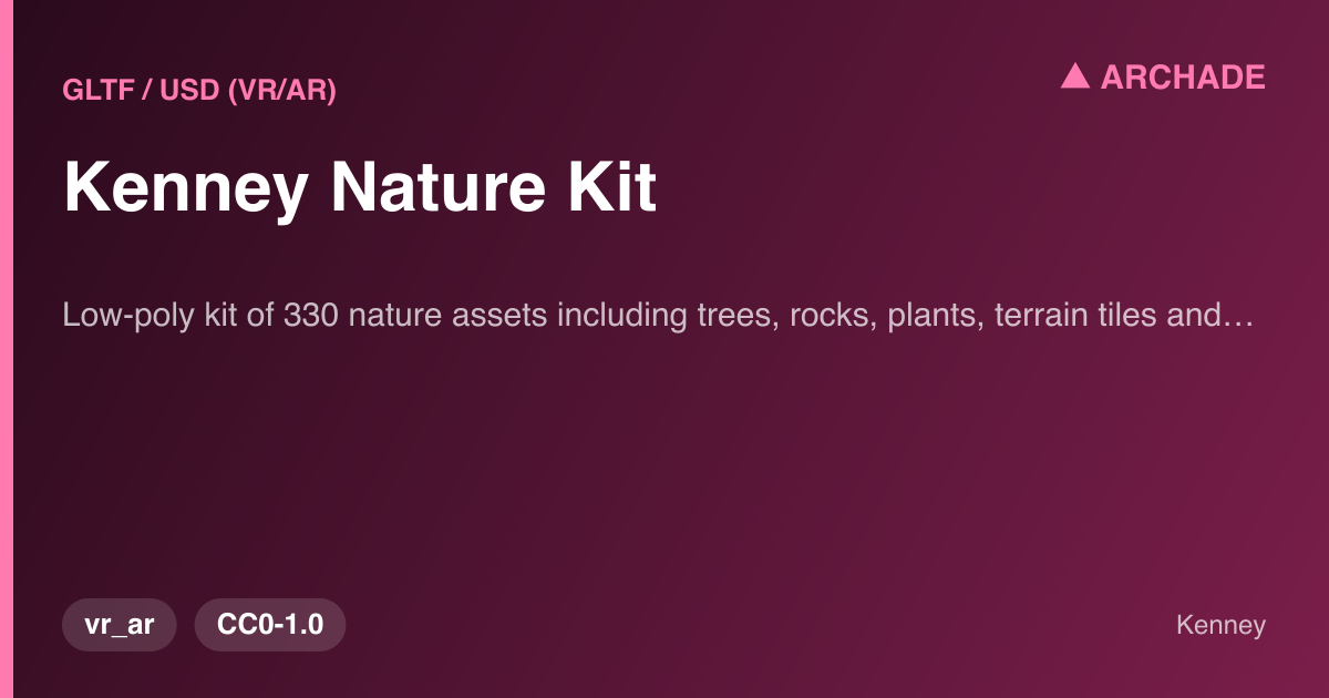Kenney Nature Kit