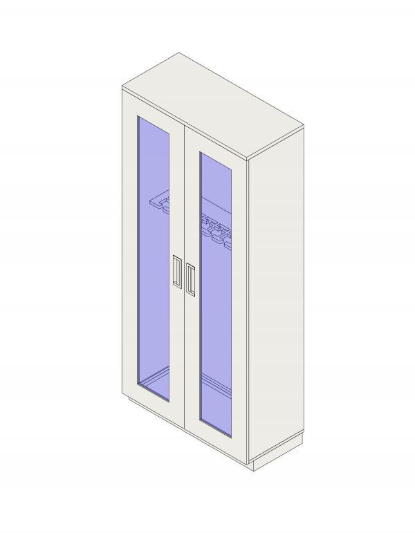 SAS-18P-DRY MASS Metal Scope Cabinet
