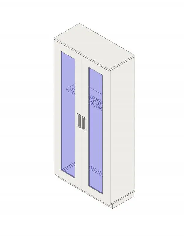 SAS-18P-DRY MASS Metal Scope Cabinet