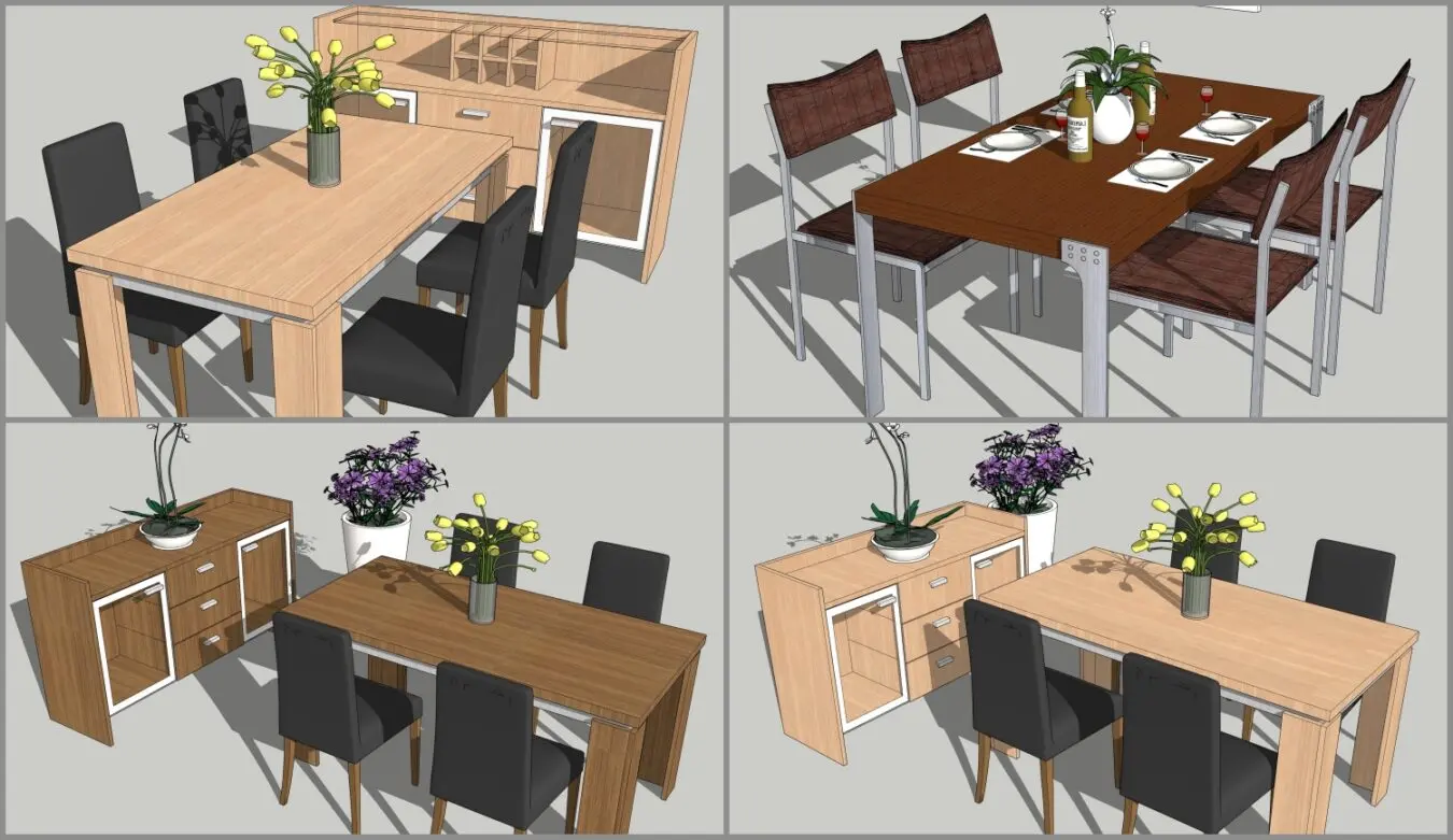 Dining Table — preview 1 (cgtips)