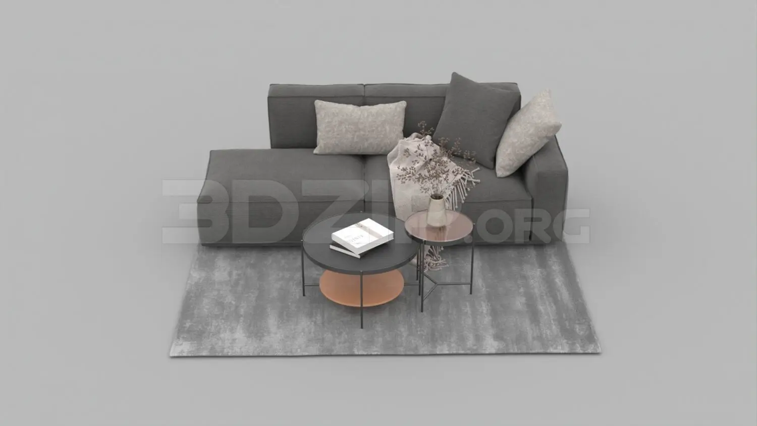 Sofa — preview 1 (3dzip, CC0)