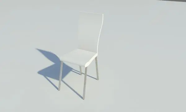 Chair white tissue