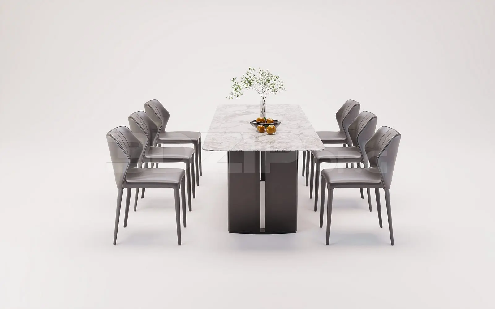 Dining Table And Chair — preview 1 (3dzip)