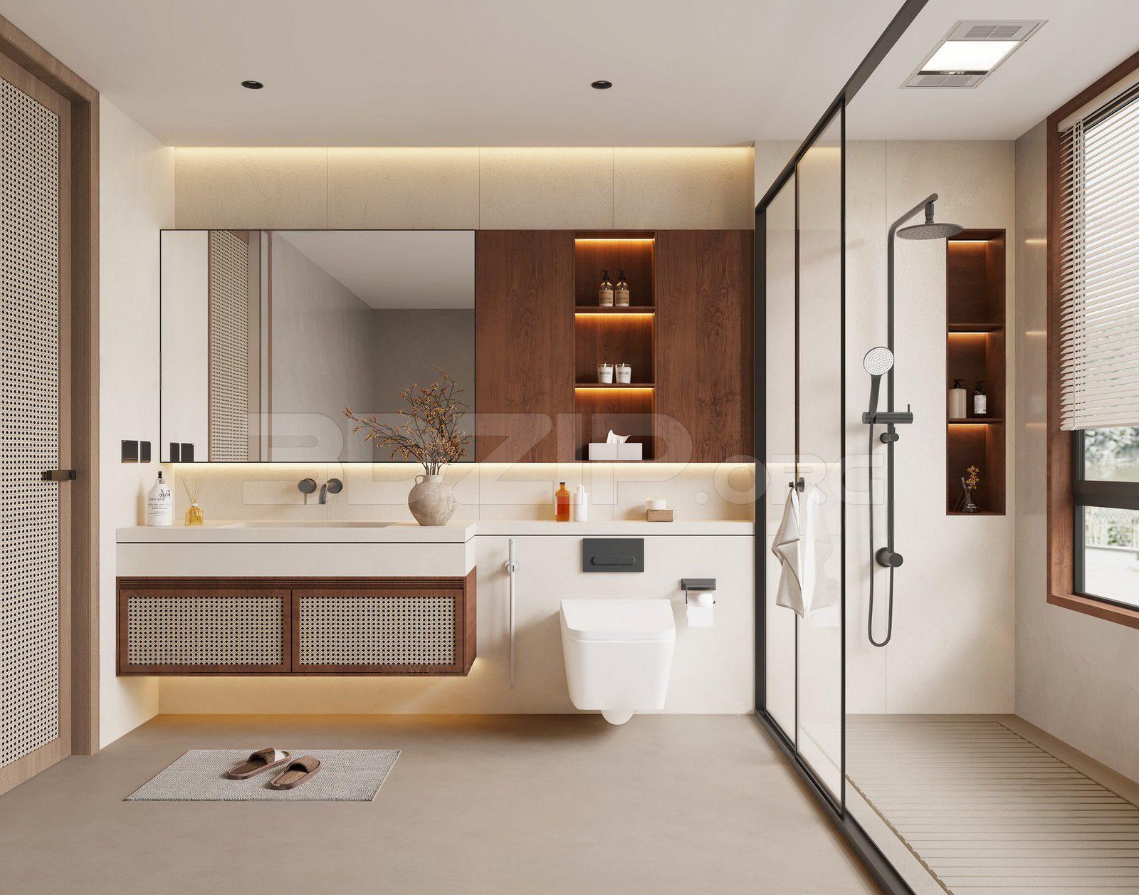Bathroom Interior — preview 1 (3dzip)
