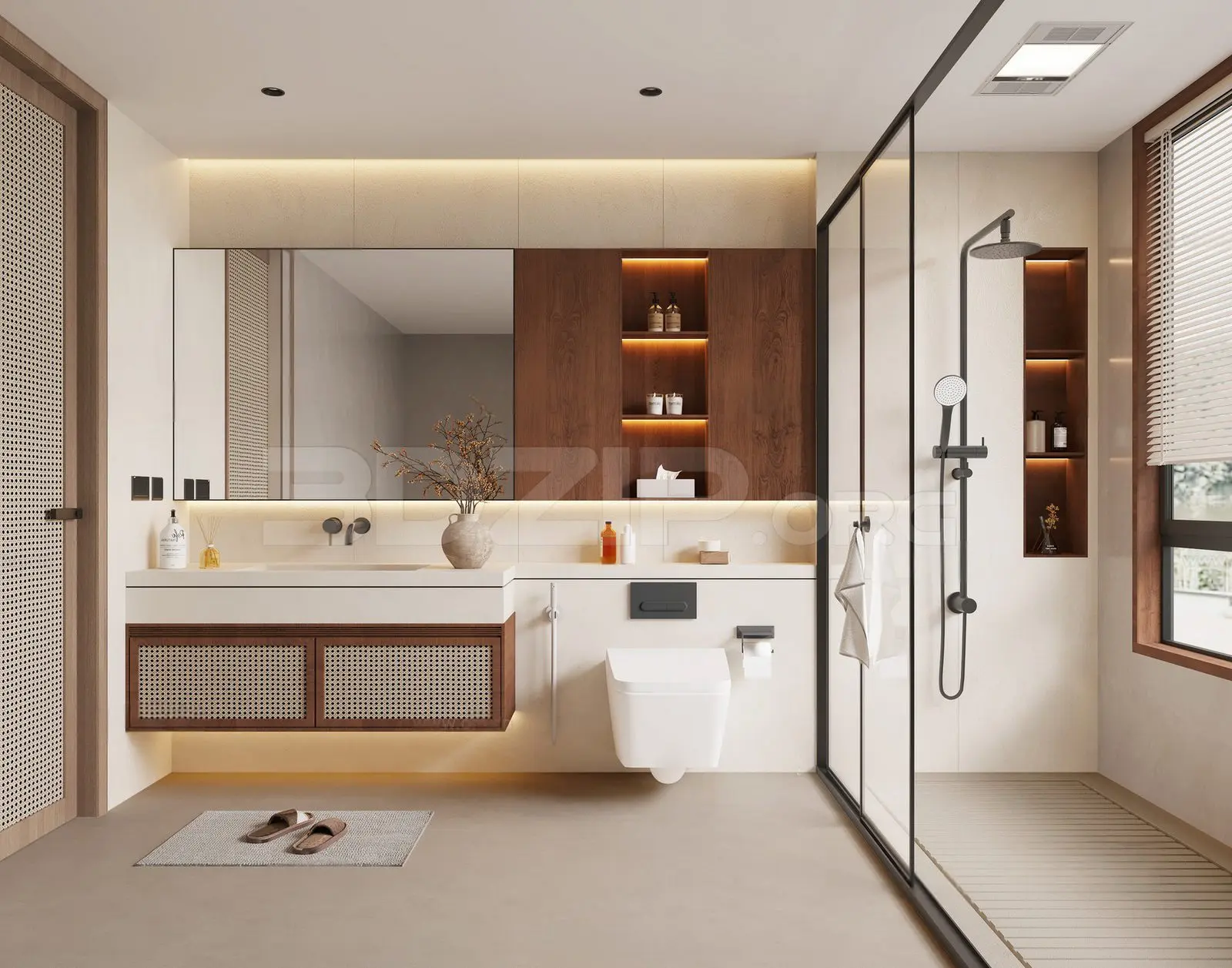 Bathroom Interior — preview 1 (3dzip)