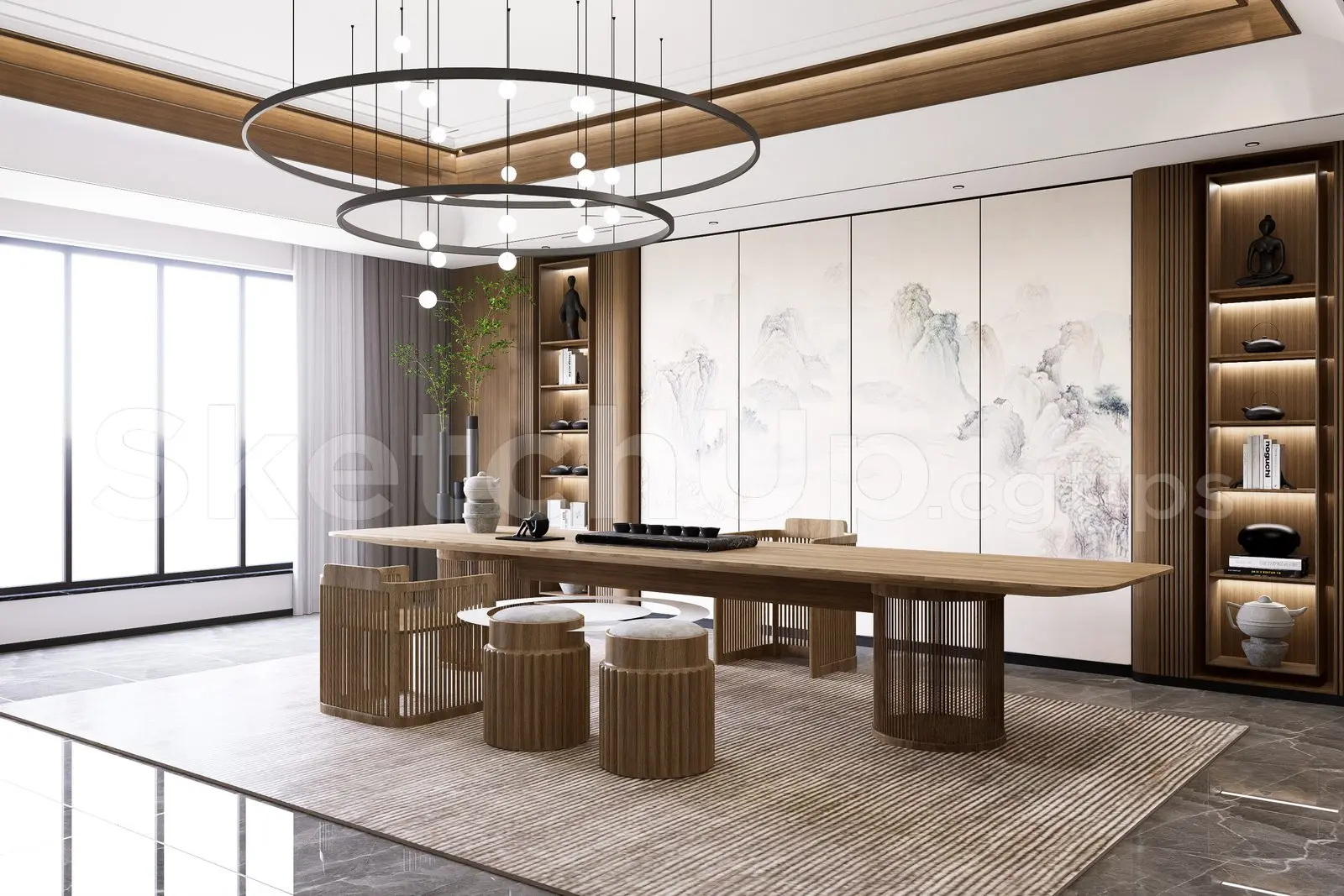 Tea Room Interior