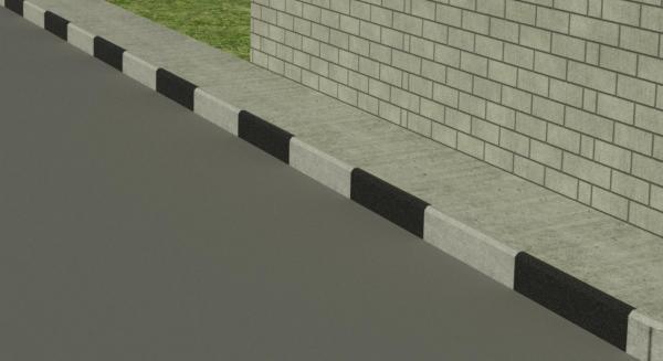 Parametric Multiple Kerbs And Sidewalk