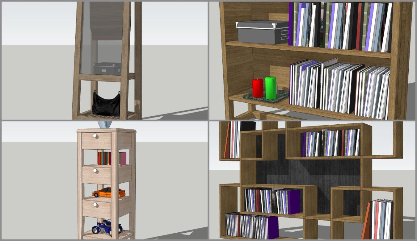 Combo Decorate Bookself