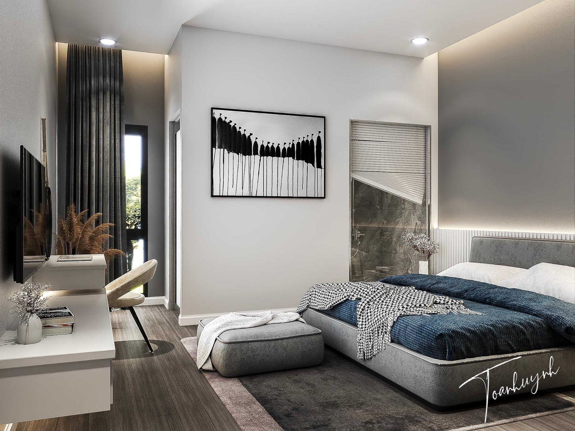 Interior Bedroom Scene