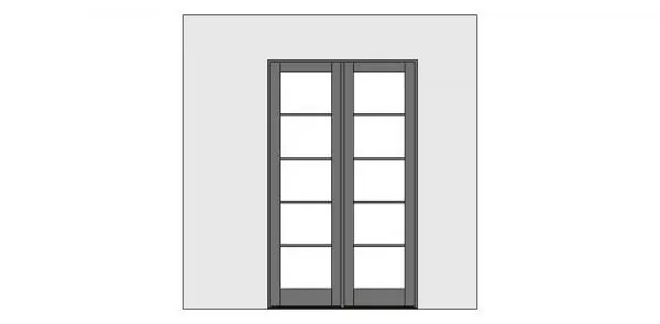 Kolbe VistaLuxe Outswing Door Accent Style Standard Sill 2-Wide
