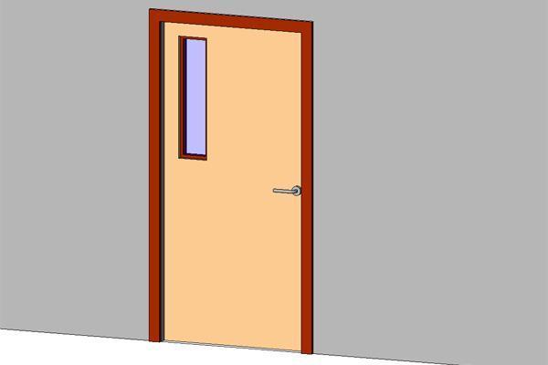 Single Door with Handle