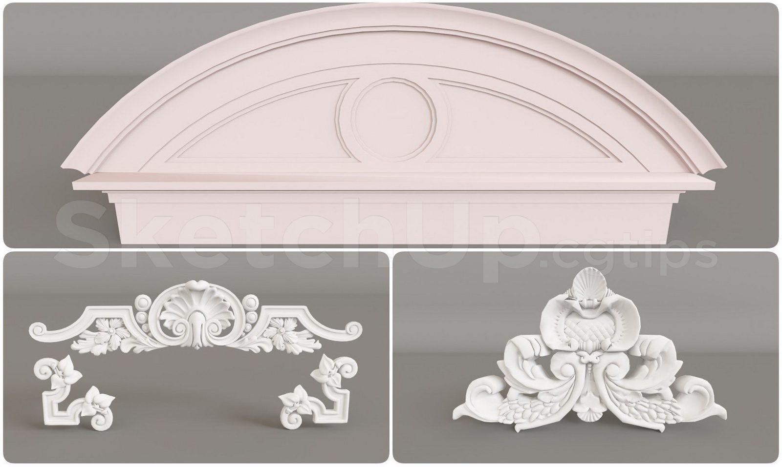 Neoclassical Roof Cap