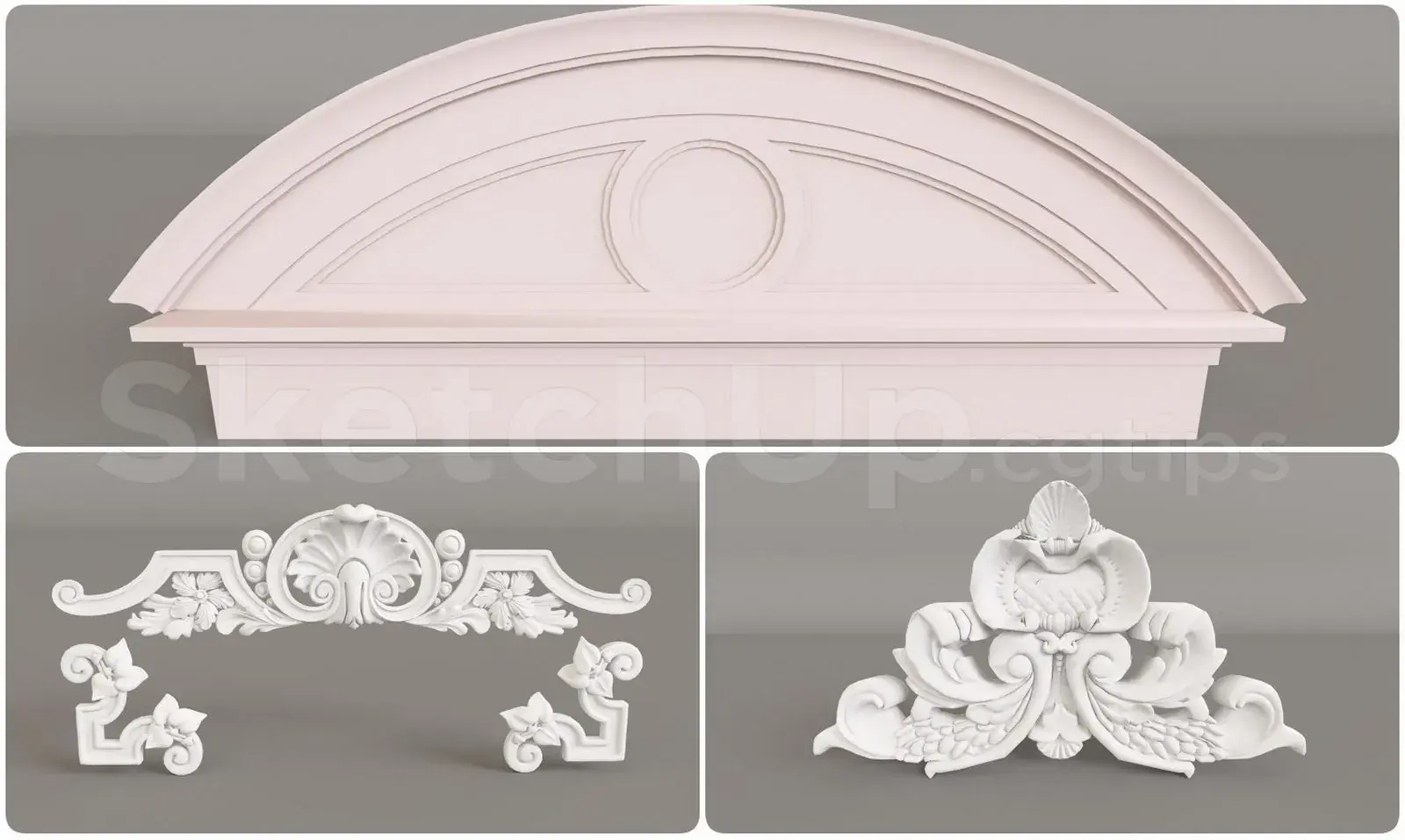 Neoclassical Roof Cap