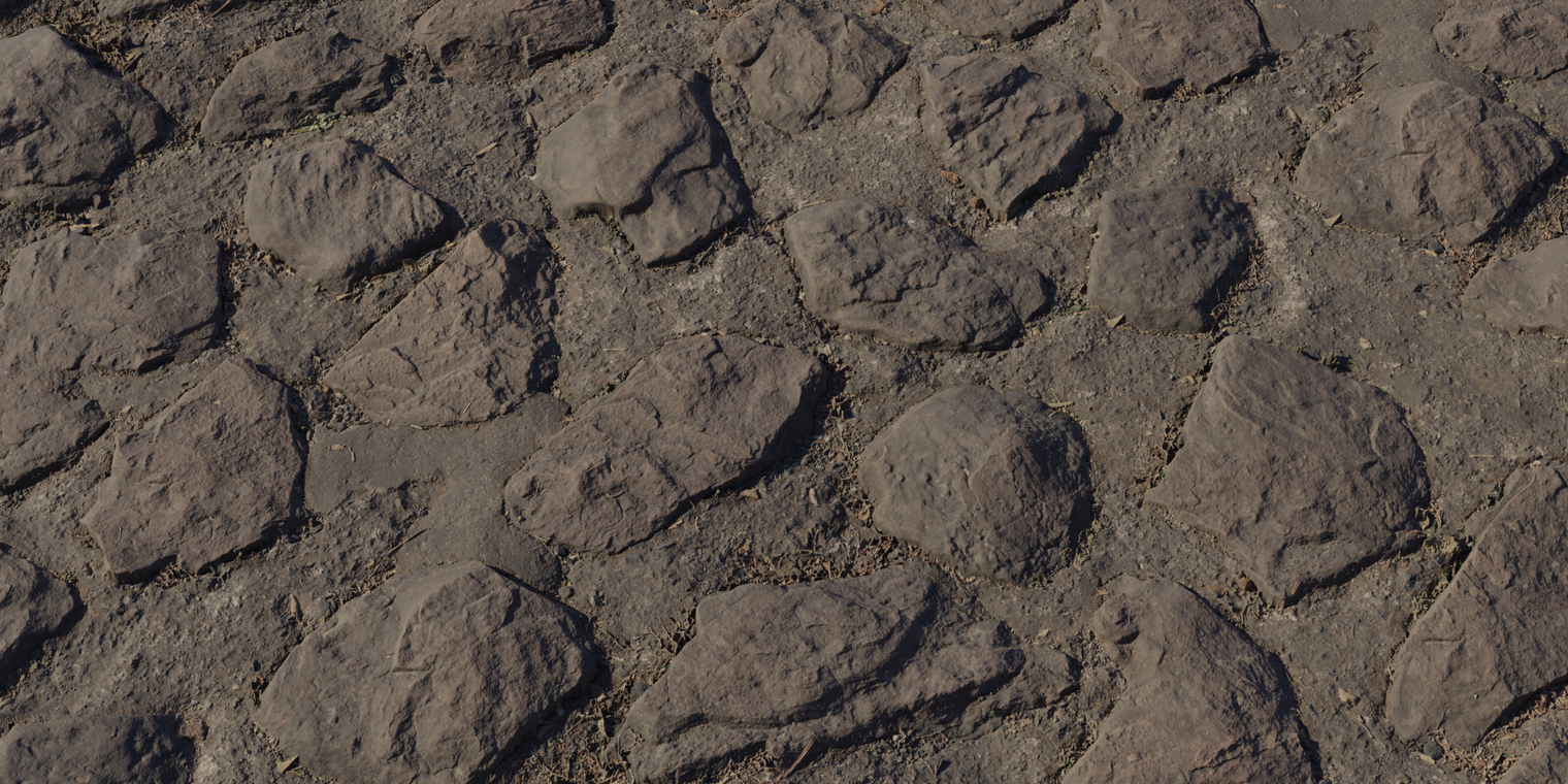 Concrete Rock Path