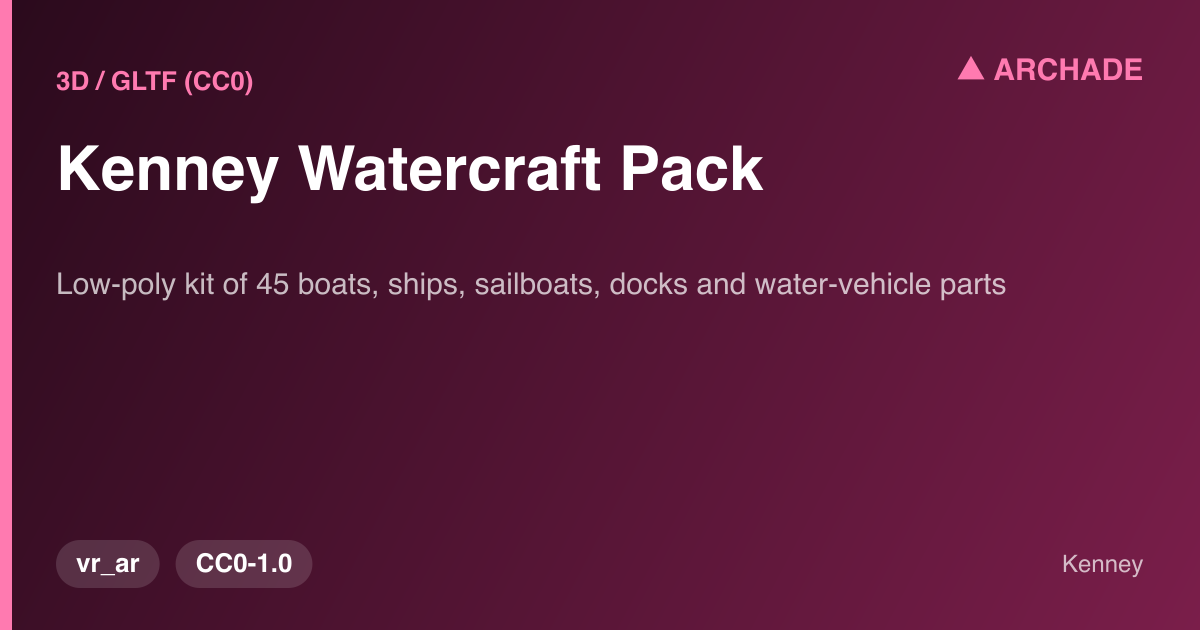 Kenney Watercraft Pack