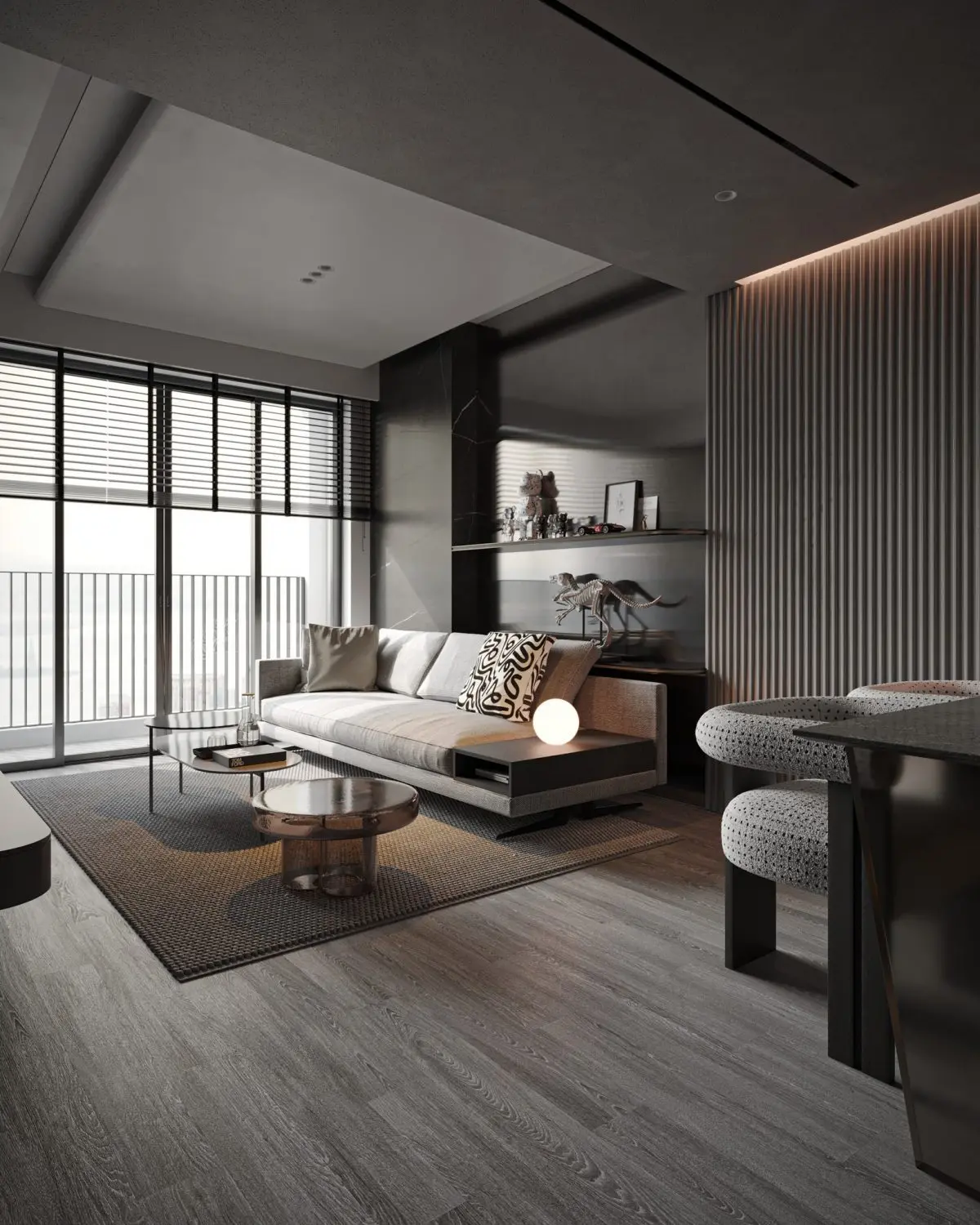 Living Room – Kitchen Interior