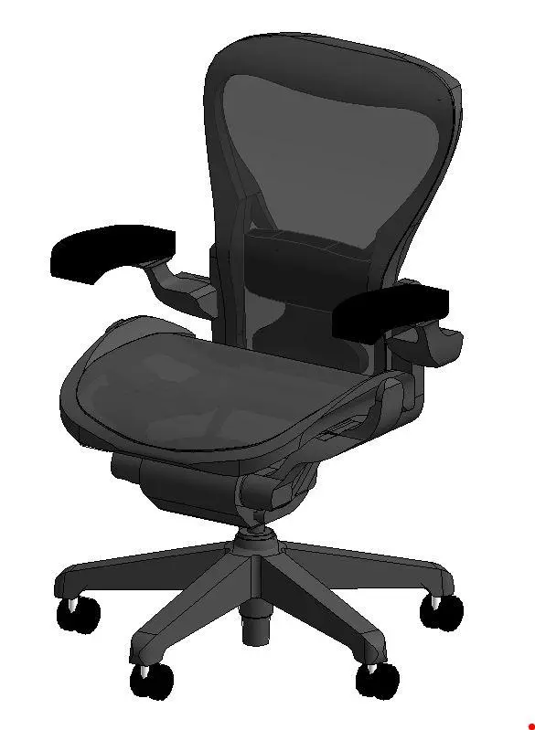 Herman Miller Aeron Workchair — preview 1, by Herman Miller (RevitCity, CC0)