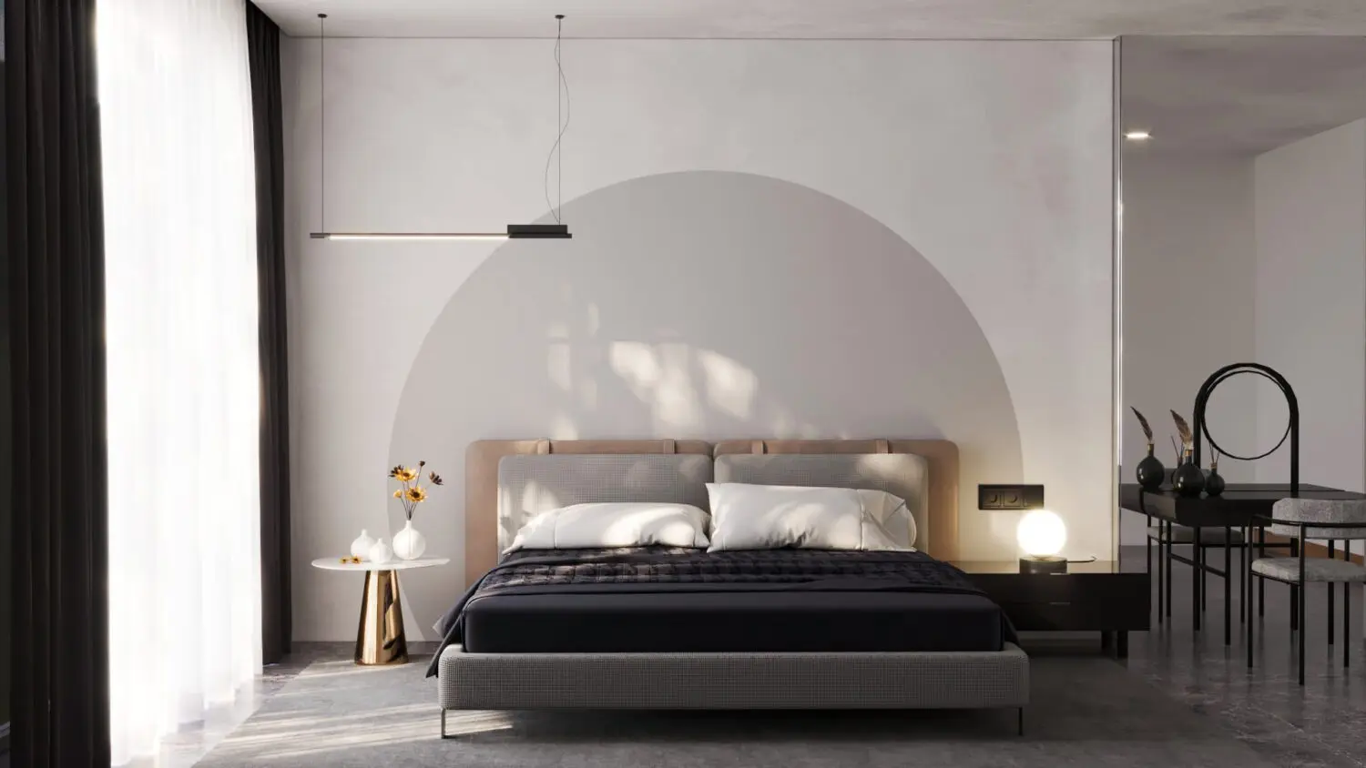 Interior Scenes Model Bedroom 599