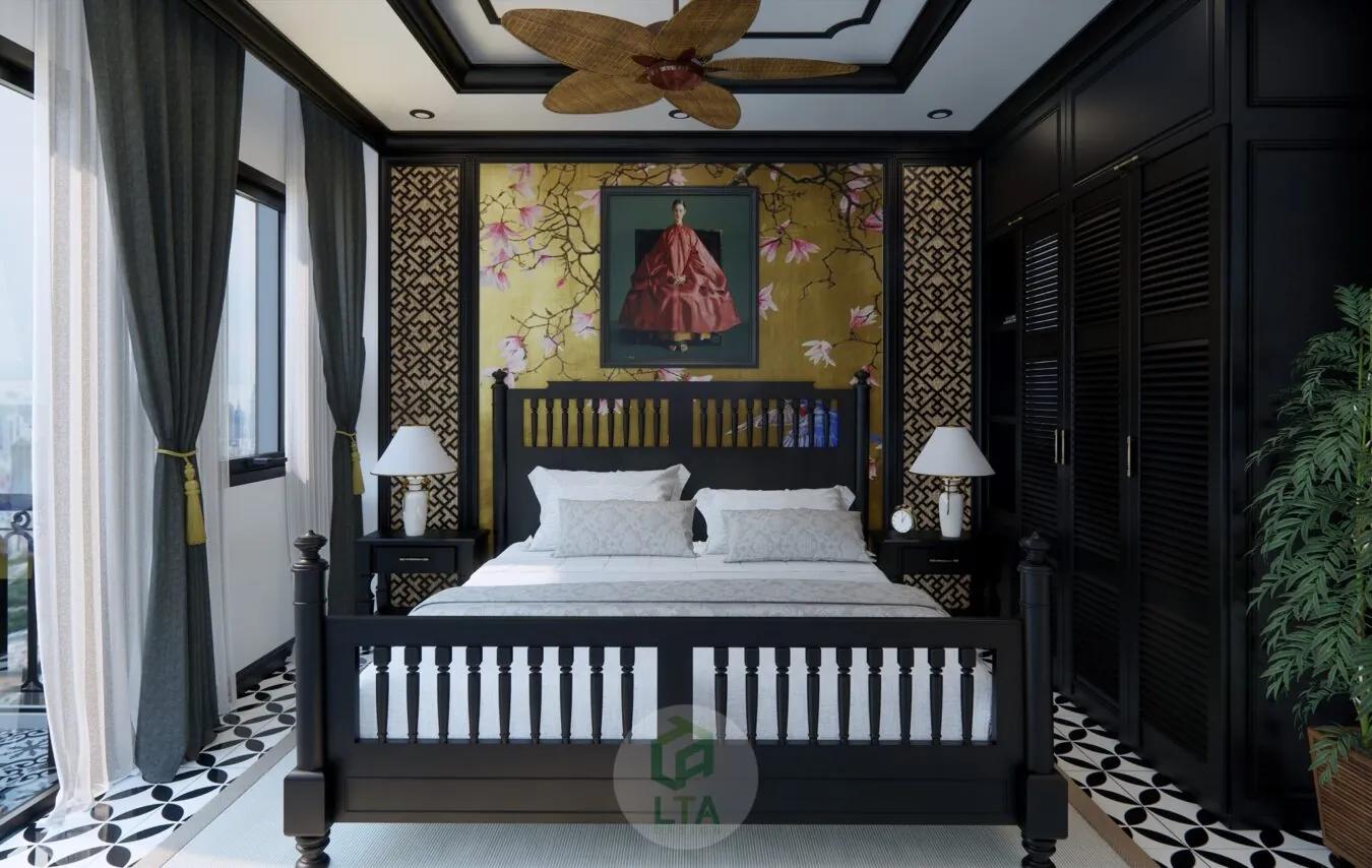 Indochine Bedroom Scene