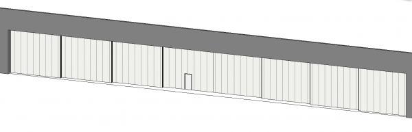 Airplane Hangar Door 8-Panel