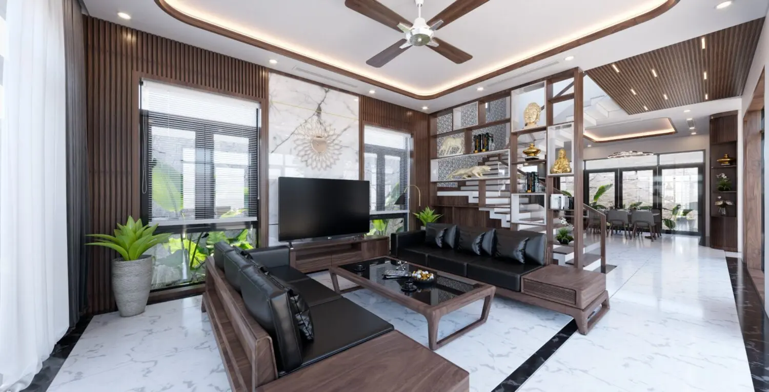 Living Room – Kitchen Interior