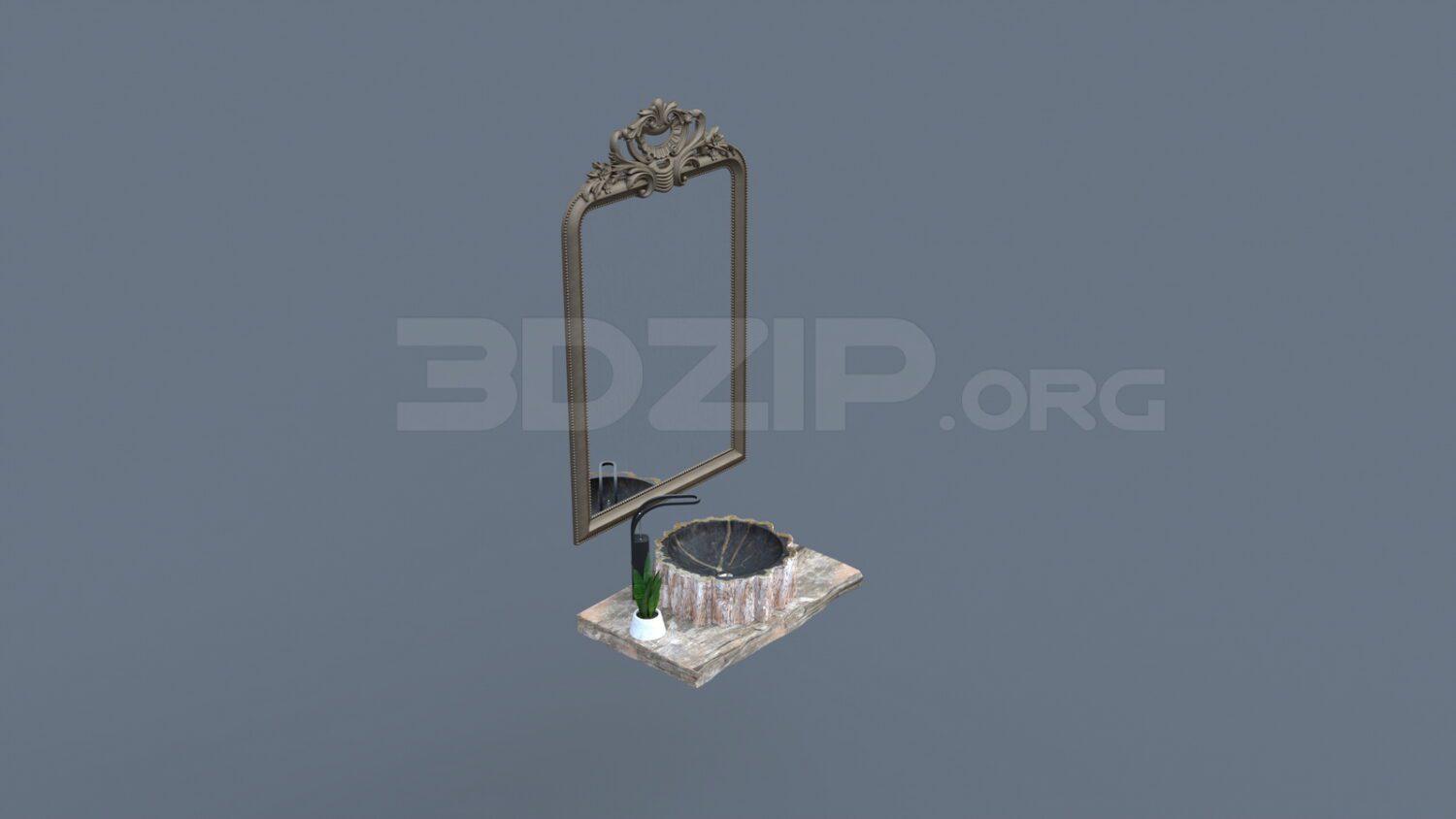 Wash Basin — preview 1 (3dzip)