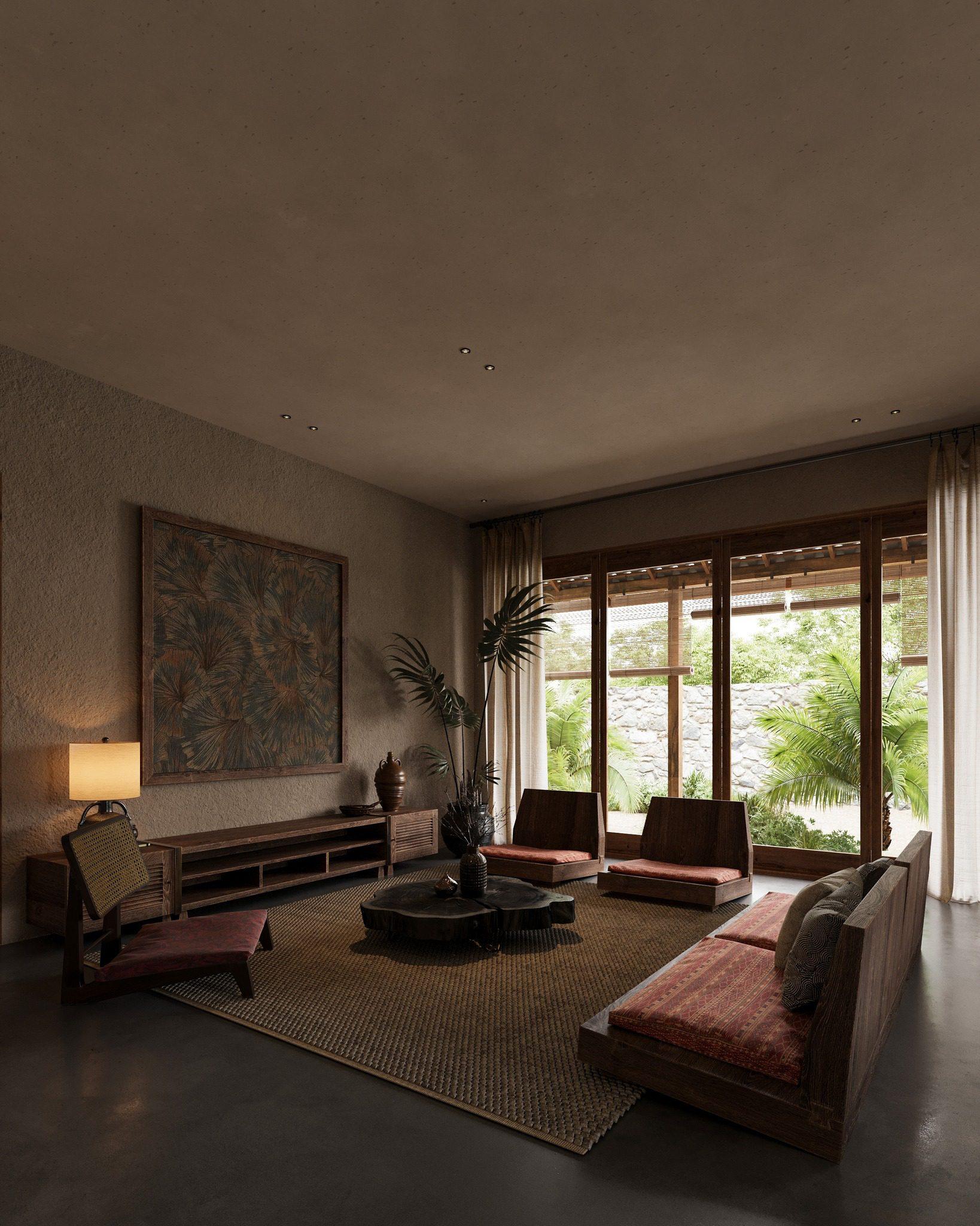Living Room – Kitchen Interior