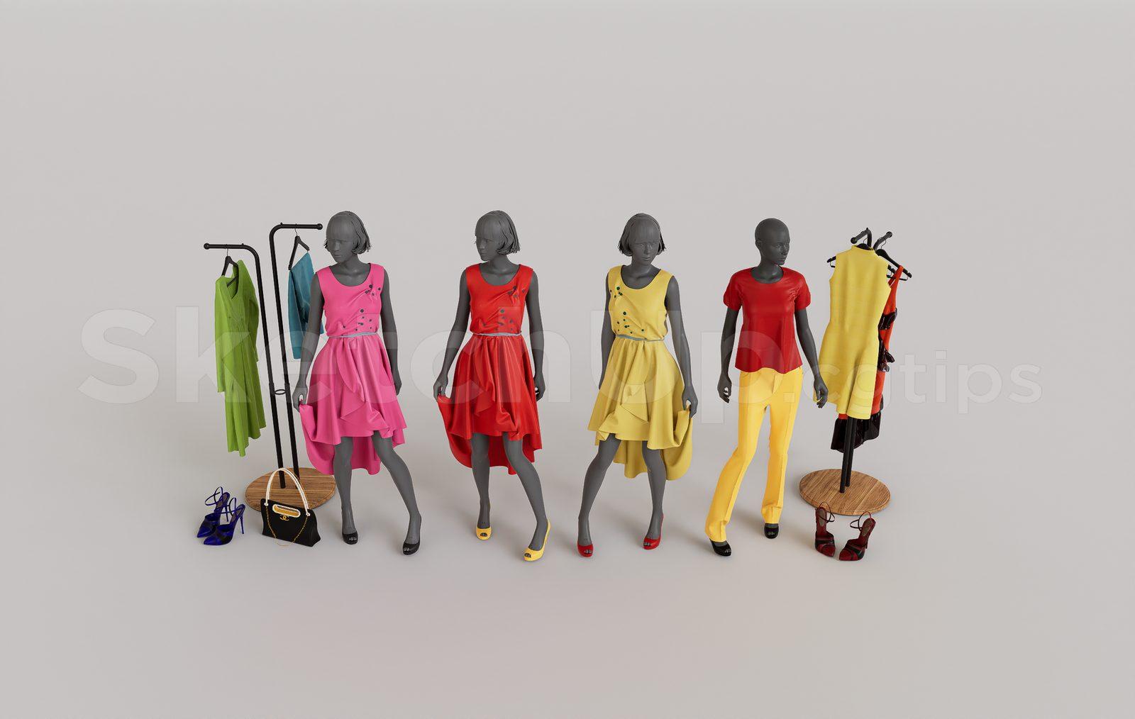 A Mannequin For Fashion Clothing