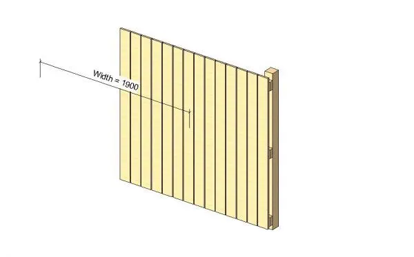 Timber fence - Close boarded