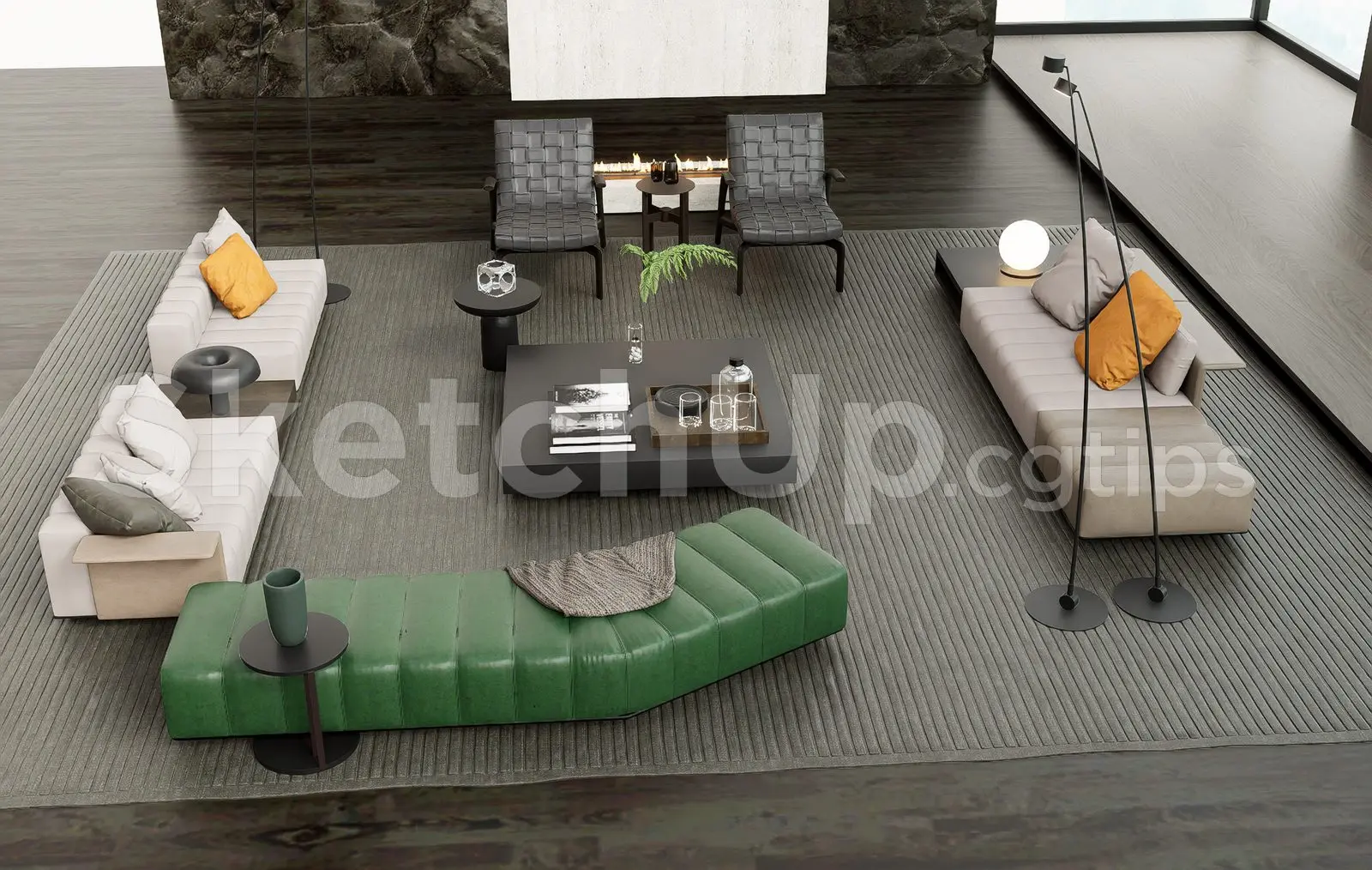 Sofa — preview 1 (cgtips)