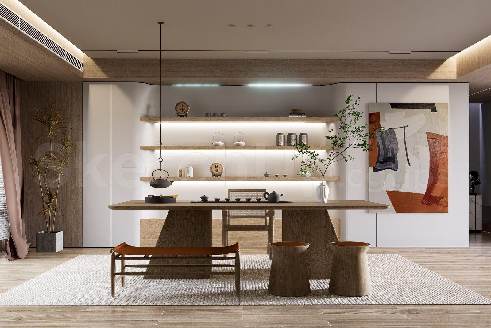 Tea Room Interior