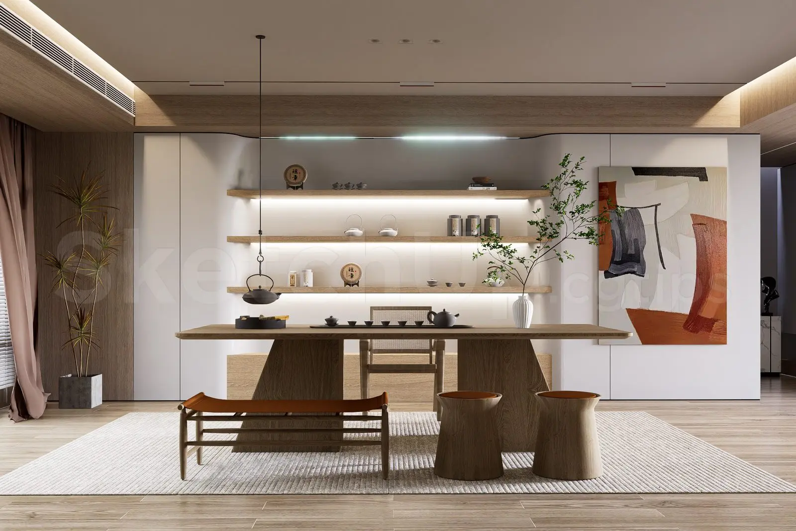 Tea Room Interior