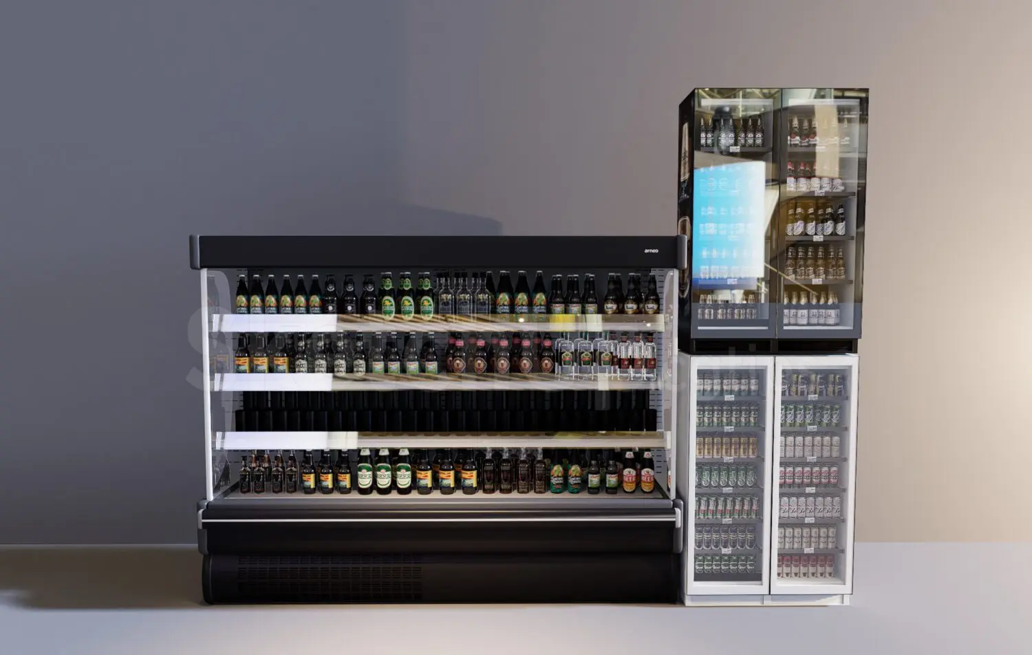 Supermarket Fridge Showcase