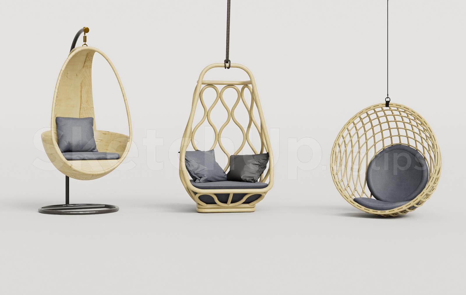 Luxury Rattan Swing Chair